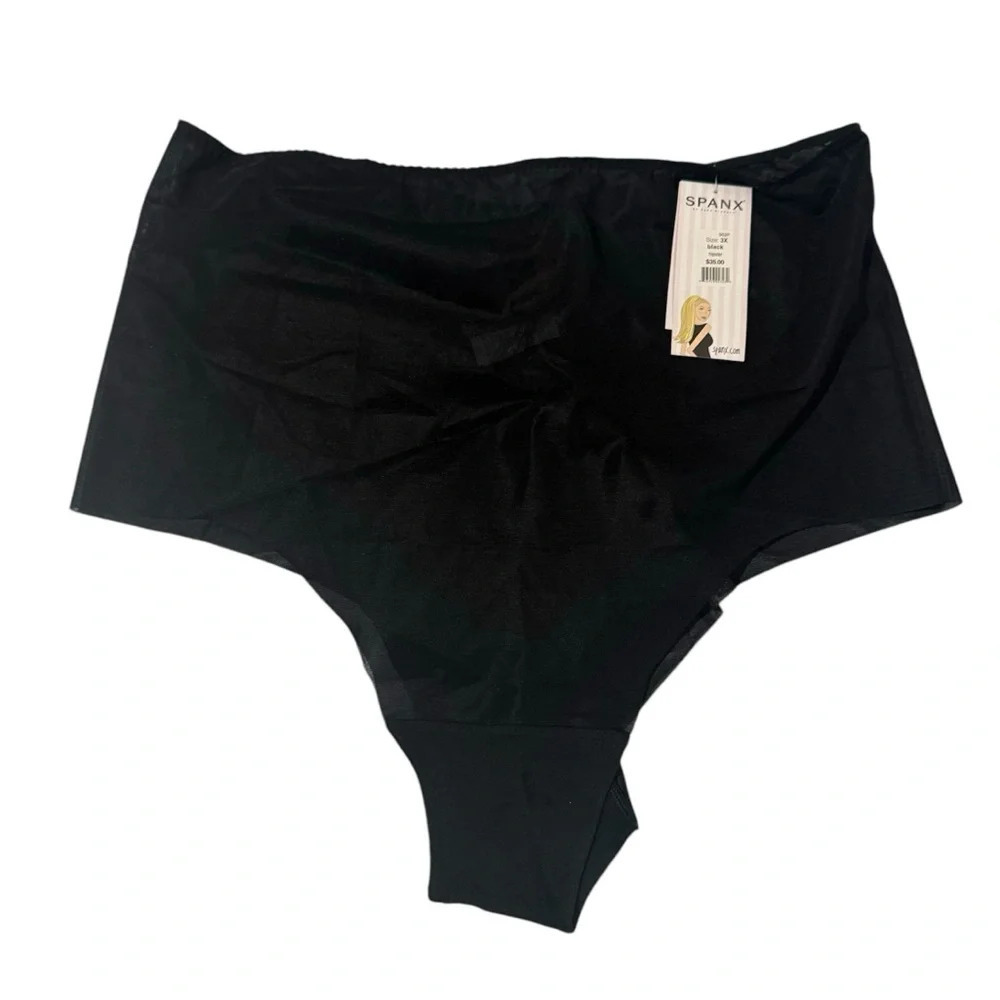 Spanx Skinny Britches Hipster Black Size 3X